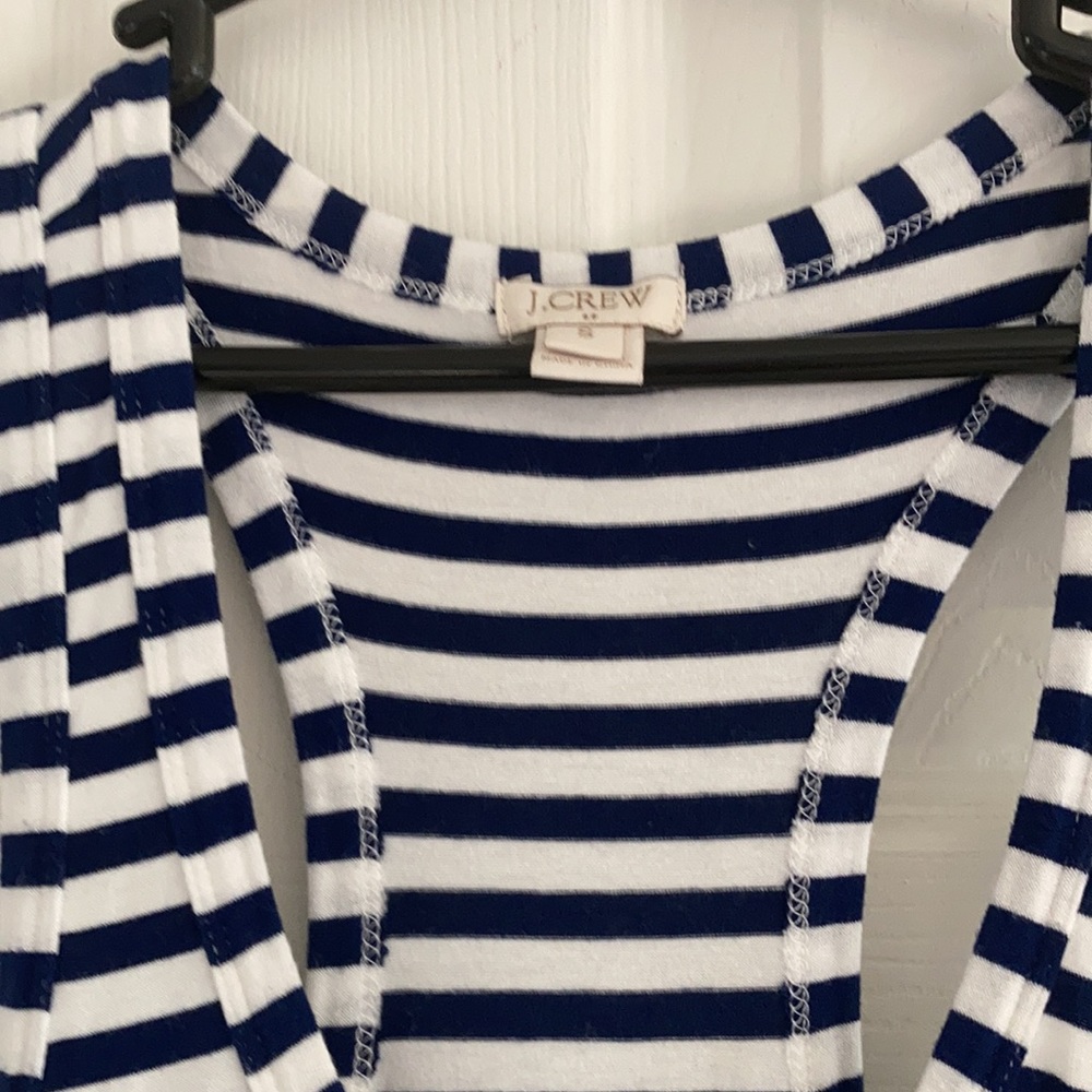 J.CREW MAXI STRIPED RACERBACK DRESS SIZE S - Picture 3 of 6